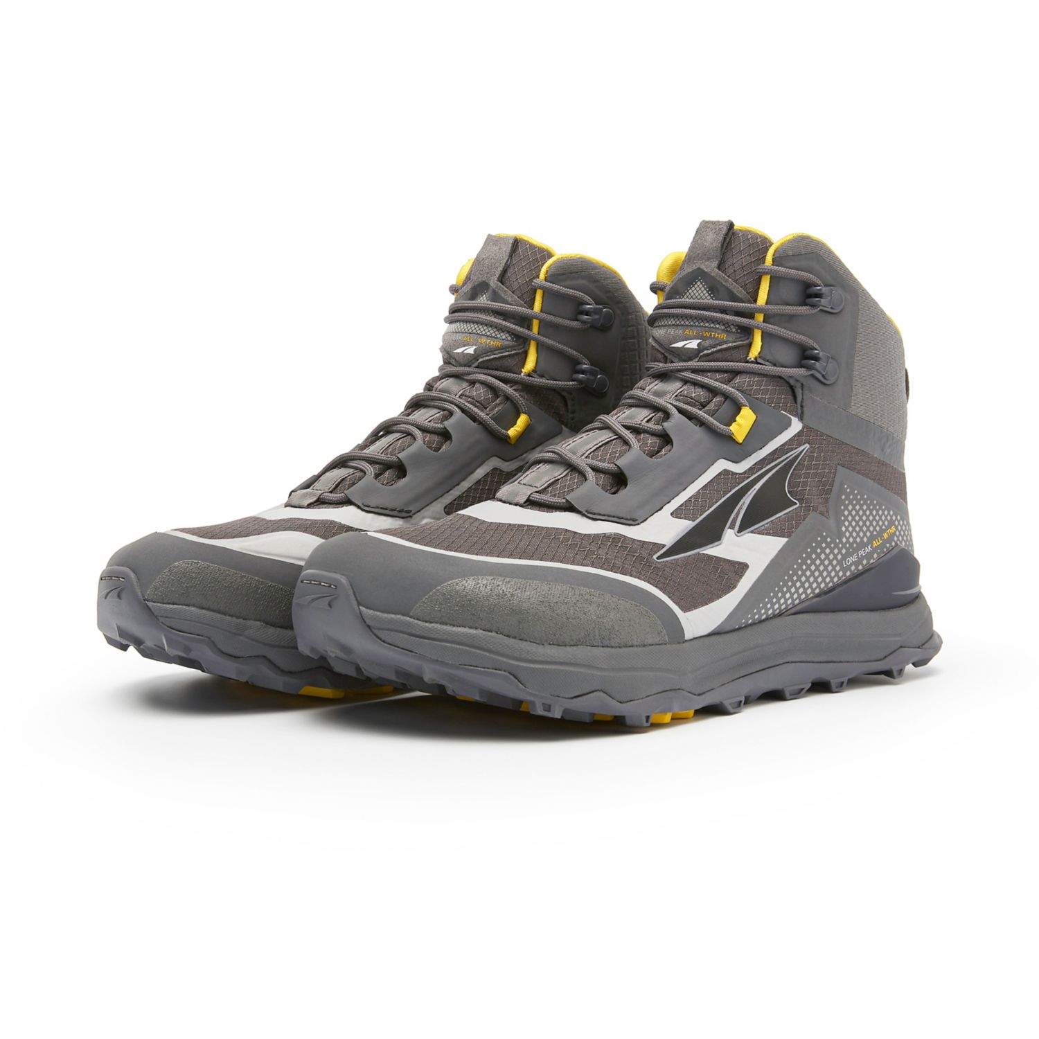 Altra Lone Peak All-wthr Mid Scarponi Escursionismo Uomo Grigie Gialle | Italia-30265879