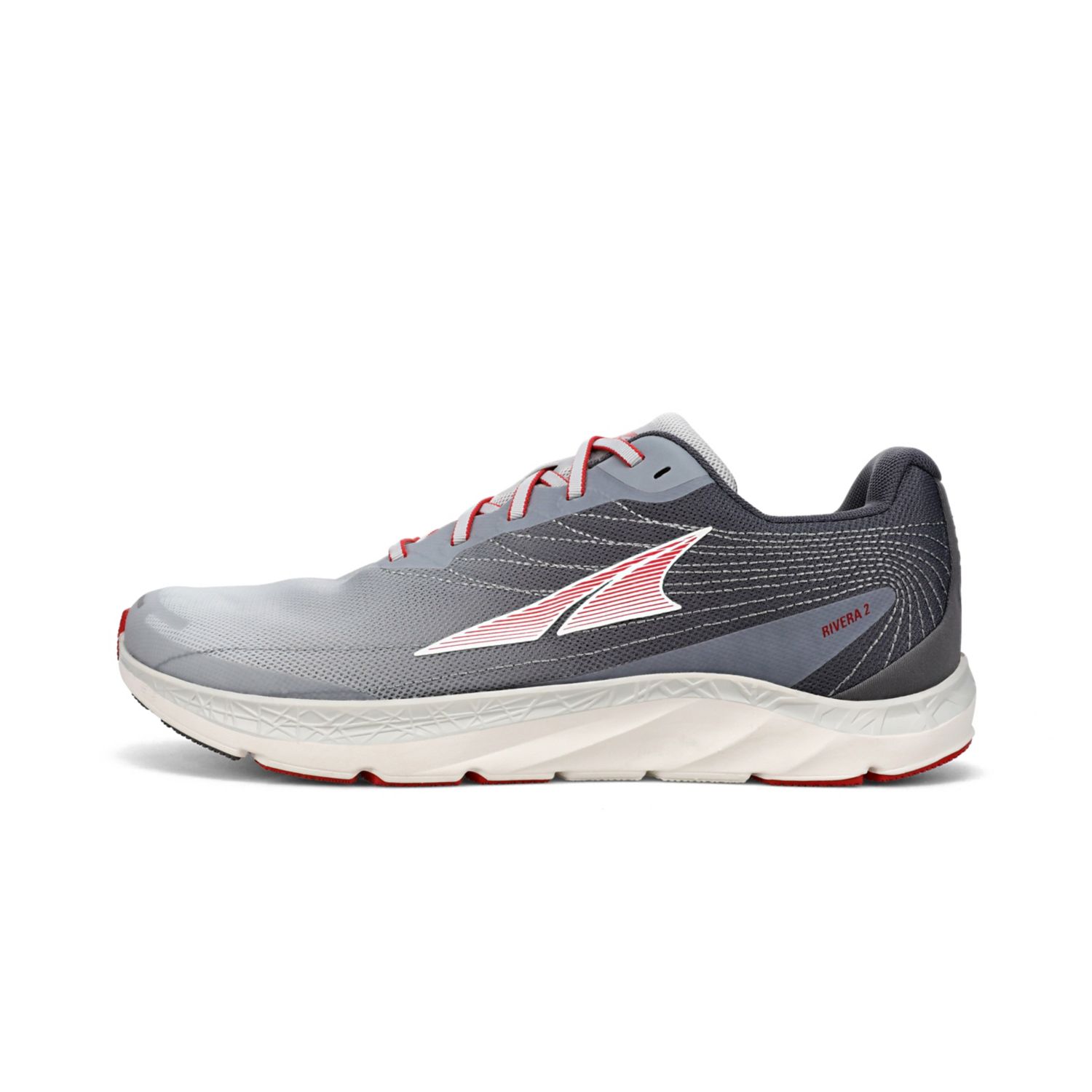 Altra Rivera 2 Scarpe Da Ginnastica Uomo Grigie Chiaro Rosse | Italia-71396589